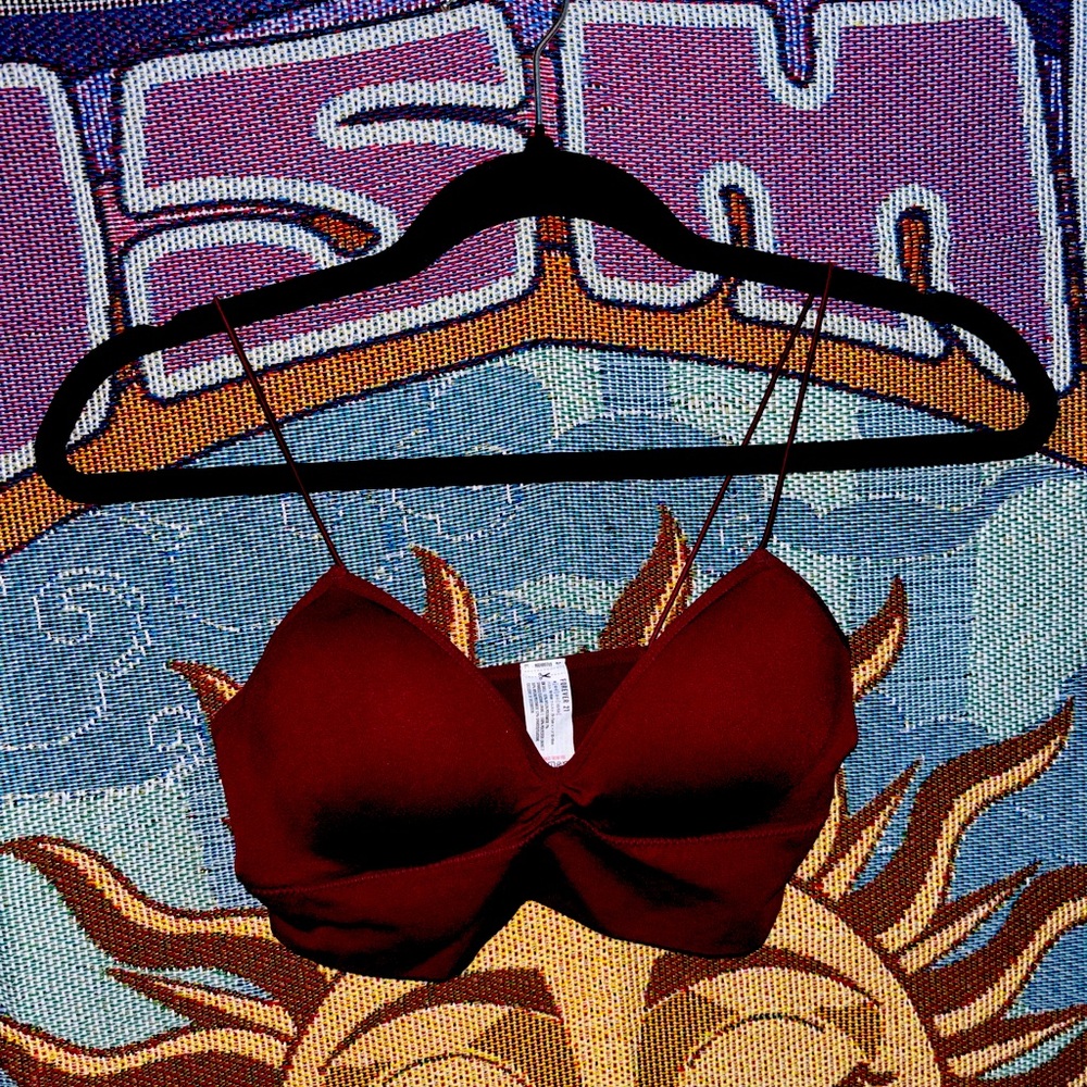 Wine red vampire bra size M Forever 21